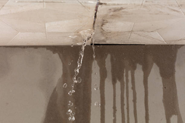 Professional Water Damage Restoration technician working in Little Silver, NJ